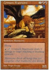 Crimson Manticore X4 (5th Edition) MTG (NM) *CCGHouse* Magic