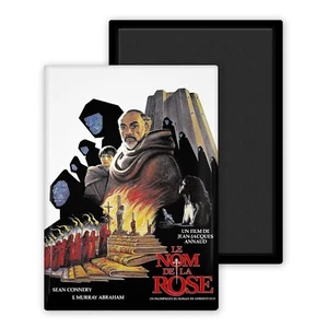 Le Nom de la rose 1986 version 2 - Magnet Frigo 54 x 78 mm - Afbeelding 1 van 8
