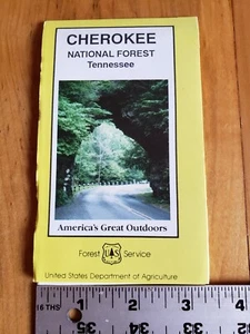 U.S. Forest Service Cherokee National Forest Overview Map Tennessee - Picture 1 of 4