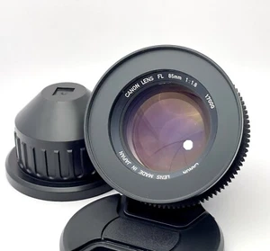 Canon FL 1.8/85 Prime Lens Arri PL Mount Arriflex Alexa Ursa Red One Full Frame - Picture 1 of 13