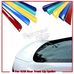 Painted Color Fit For AUDI A5 RS5 Coupe Rear Trunk Lip Spoiler Wing 2016 PUF - Picture 1 of 5