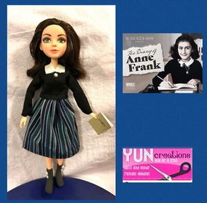 Anne Frank Custom Puppe OOAK Handmade Collector By Artist Tribute Inspired Art - Bild 1 von 9