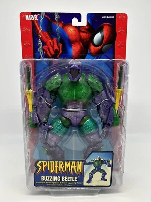 Figura de acción Toy Biz Spider-Man Buzzing Beetle Marvel 2005 Foto 1 de 4
