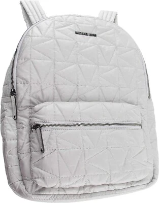 Mochila grande de nailon Michael Kors Winnie 35T0UW4B7C gris aluminio nueva con etiquetas $448 F Foto 1 de 4