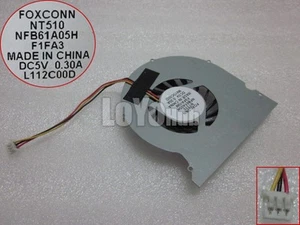 New For FOXCONN NT510 NT410 NT425 NT435 NFB61A05H laptop fan DC5V 0.30A 3wire - Picture 1 of 4