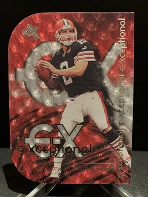 2000 FLEER EX E-XCEPTIONAL FOOTBALL TIM COUCH ROOKIE  #4/15 XC BROWNS RC - Image 1 of 2