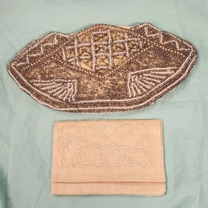 Vintage mcm beaded hand purse with hand strap and wallet DS jacqueline Mode - Picture 1 of 14