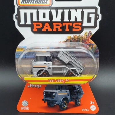 2023 Matchbox Moving Parts #35 1961 Jeep FC Dump Truck 70 Years Special Edition - Image 1 of 2