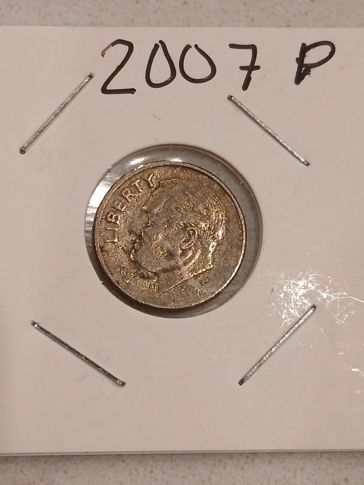 2007p Roosevelt Dime Error - Image 1 of 3