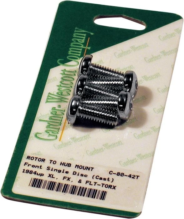 Gardner-Westcott Disc Brake Rotor-To-Hub Bolt Kit for Cast Wheels Front C-80-42T — 第 1/1 张图片