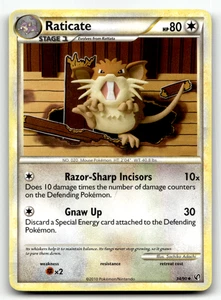 Raticate 34/90 Normal Uncommon Undaunted LP - Picture 1 of 2
