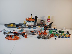 Lego City Coast Guard Set 60014 and 60012 INCOMPLETE READ DESCRIPTION 
