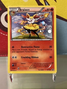 Pokemon TCG - 2015 Braixen 161 Black Star Promo - XY - LP/MINT - Picture 1 of 2