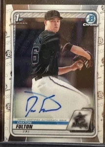 2020 Bowman Draft - Chrome Draft Picks Autographs Daxton Fulton #CDA-DF (AU, RC) - Bild 1 von 1