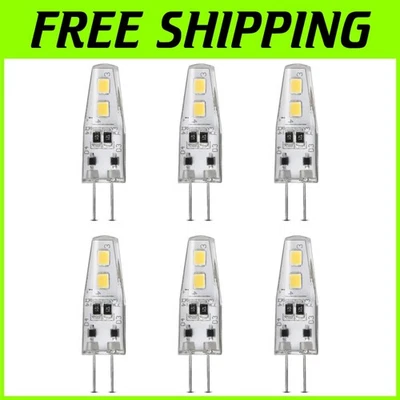 Dimmable G4 LED Bulb 10W Halogen Replacement 6-Pack - Image 1 of 4