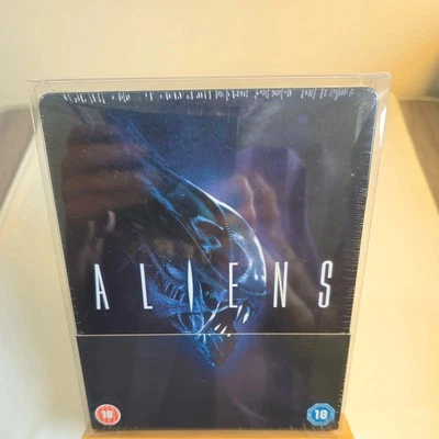 ALIENS  (  1986  )   BLU-RAY   STEELBOOK,  PLUS   BRAND  NEW   PROTECTOR   CASE - Image 1 of 4