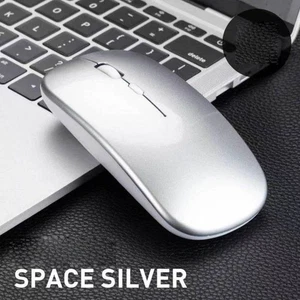 Sleek Wireless Mouse with Rechargeable Battery Ergonomic Design and RGB Backlit - Bild 1 von 24
