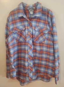Duluth Trading Folklore Flannel Shirt Womens XL Plaid Soft Casual Workwear - Picture 1 of 7