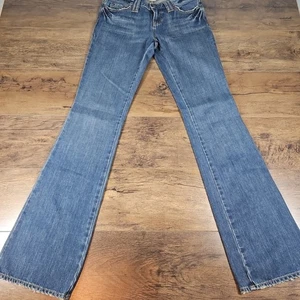 Gap Womens Low Rise Flare Jeans Size 4 Long Y2K 28x33 Bootcut - Picture 1 of 7