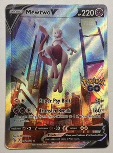Pokemon Mewtwo V (Alternate Full Art) 072/078 | Pokémon GO MINT - Picture 1 of 2