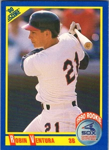 1990 Score #595 Robin Ventura - Bild 1 von 2