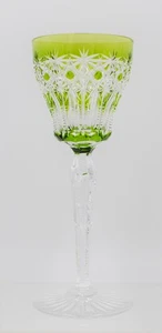 Vino de copa Val Saint Lambert cortado a transparente - Chartreuse, alrededor de 1950 - Imagen 1 de 6