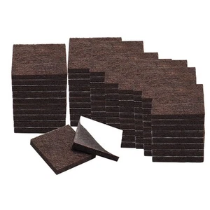 Mobili Feltrini Quadrato 1 1/2" Antigraffio per Mobili Armadio Marrone 80pz - Imagen 1 de 7