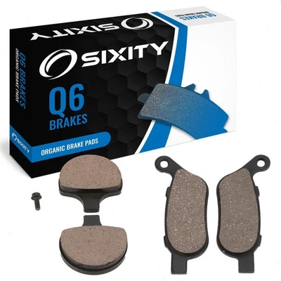 Pastillas de freno delanteras + traseras orgánicas Harley Davidson FLSTSB Cross Bones gt 2008-2011 Foto 1 de 4