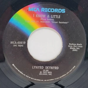 Lynyrd Skynyrd I Know A Little / What's Your 7" 45rpm VG+ Vinyl 70's Record 45 - Picture 1 of 2