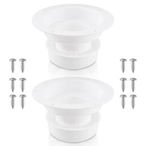 Kit de ventilación de alcantarillado techo cámper remolque tapa ventilación plomería 2 piezas para tubería de 1 a 2 3/8"" - Imagen 1 de 11