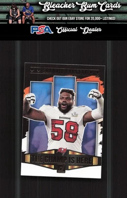 2021 Donruss CIH-20 Shaquil Barrett The Champ Is Here - Image 1 of 2