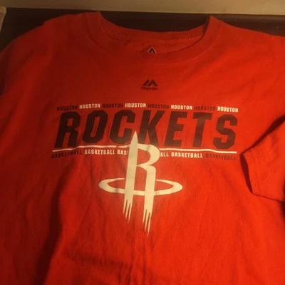 Houston Rockets Mens Red Thrill A Minute Short Sleeve T Shirt (X-Large) - Image 1 of 3