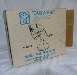 Townecraft Chef's Ware Deluxe Food And Vegetable Processor Model No. 808311 - Picture 1 of 7
