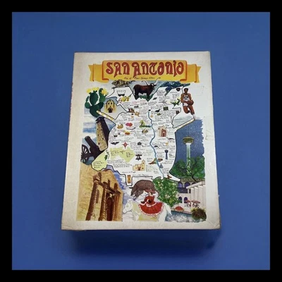 1978 Vintage San Antonio Map Puzzle 550+ Pcs Great American Puzzle Factory - Image 1 of 4