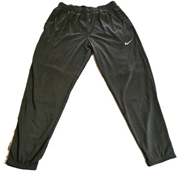 Nike Dri-Fit Hombres Negro Joggers Cremallera Pierna Talla L Bolsillos Estilo # DD5003-010 Informal Foto 1 de 4