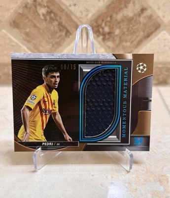 2021-22 Topps Museum Collection Pedri Momentous Material #’d 8/75 Barcelona - Image 1 of 3