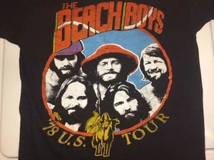 Beach Boys - 1978 Tour Shirt Schwarz Kurzarm Unisex Herren Damen T-Shirt NH13263 - Bild 1 von 5