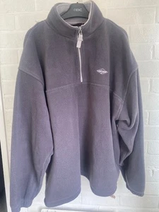 Lee Cooper Fleece Pullover Long Sleeved 1/4 Zip Grey Size XL - Picture 1 of 13
