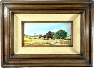 Original Oil Painting “California Backroad” Signed Robert McFarren Framed 15x21” - Imagen 1 de 8