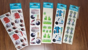 Vintage Frances Meyers Stickers, Partials, Sports, Football, Bowling, Grass - Picture 1 of 7