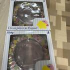 Kirby Clear Plate Cup Set 2 Sets Pair Fruit