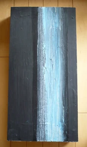 MICHAEL BOHRER, ASTRAZIONE MODERNA ESPRESSIONISTA PITTURA A OLIO BLU CALIF CA ART - Foto 1 di 11