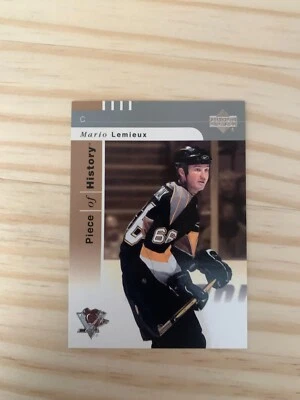 2002-03 UD Piece of History #72 Mario Lemieux - Pittsburgh Penguins - Image 1 of 2