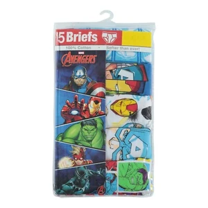 Marvel Boys Avengers 5 Briefs Underwear Pack (Size 8) - NWT - Picture 1 of 3