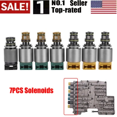 7pcs/set ZF 6HP19 6HP21 6HP34 Transmission Solenoid for GEN2 BMW AUDI Hyundai - Image 1 of 4