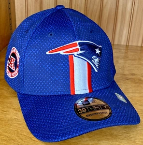 2024 New England Patriots New Era 39THIRTY On Field Navy Hat Cap M/L - Picture 1 of 9