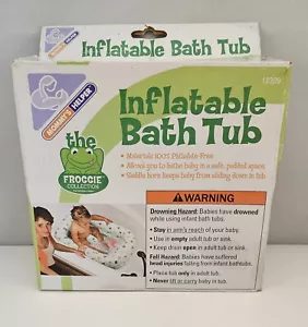 Mommy's Helper Inflatable Baby Bath Tub Froggie Collection 6-24 Months - Picture 1 of 11