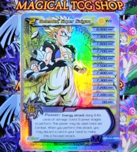 Dragon Ball Z DBZ CCG Gotenks Super Saiyan High Tech Limited Foil 155 Score 2003 - Picture 1 of 19