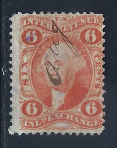 Bigjake: R-30d, 6 Cent Binnenbörse - Exp. seide - 1. Umsatzausgabe - Bild 1 von 6