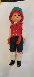 Vintage Norwegian Girl Doll 7", Unusual But No Eyes - Picture 1 of 6